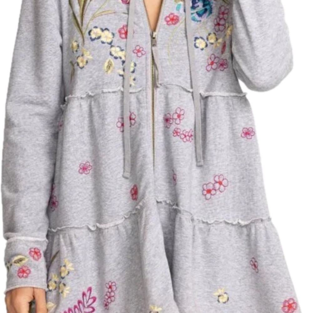 Johnny Was Jessi Tiered Hoodie